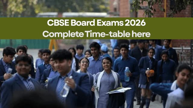 CBSE Releases Tentative Datesheet 2026 for Class 10 and 12 Exams