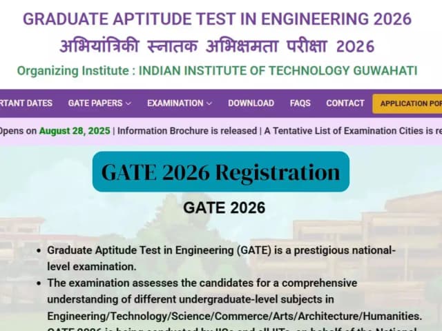 GATE 2026: Registration Window Reopens, Here’s How to Apply
