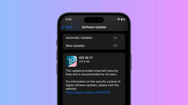 Apple Issues Emergency iOS Update - Why You Must Install 26.0.1 or 18.7.1 Now 